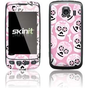  Pink Background with Skeletons skin for LG Optimus S LS670 