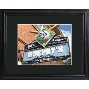  MLB Tampa Bay Rays Pub Print in Wood Frame: Home & Kitchen