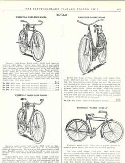 1927 ad Westfield Moto Bike Camel Back Bicycles Flying Merkle  