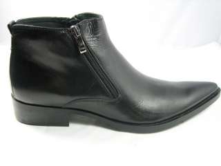 New mens Dress Boots real leather Side zipper All Size  