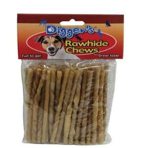   Chews MUNCHY RAWHIDE TWISTS VALUE PACK 50/PACK [Misc.]: Pet Supplies