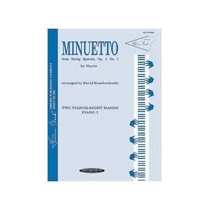  Alfred 00 0832 Minuetto from String Quartet, Op. 1, No. 1 