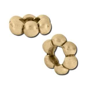  10mm Antique Gold Bali Style Large Hole Spacer: Arts 