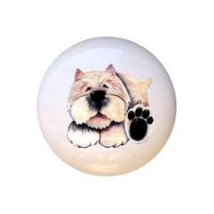  Talk to the Paw Dog Dogs Drawer Pull Knob: Home 
