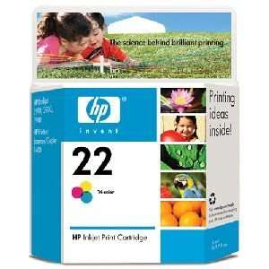  New   HP 22 Tri Color Ink Cartridge   G36851 Electronics
