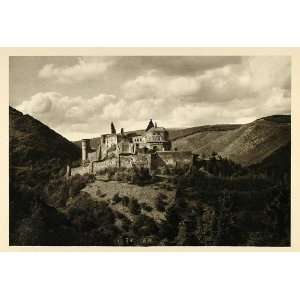   Castle Luxembourg Chateau Martin Hurlimann   Original Photogravure
