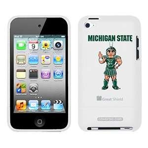  Michigan State Sparty on iPod Touch 4g Greatshield Case 