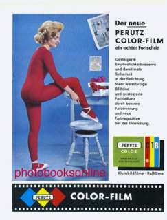 Perutz Color Film Advertisement, Color 1963 German AD  