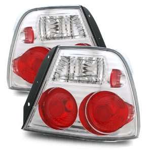  00 02 Hyundai Accent Coupe Chrome Tail Lights: Automotive