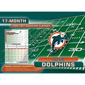 Miami Dolphins 8x11 Academic Planner 2006 07  Sports 