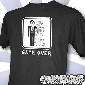 GAME OVER Wedding Engagement T shirt GET IT FAST!  
