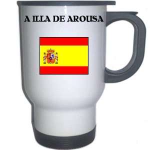  Spain (Espana)   A ILLA DE AROUSA White Stainless Steel 