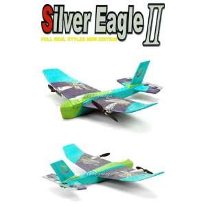  2 Channel Radio Control Silver Eagle Airplane: Toys 