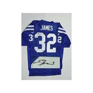 Edgerrin James Indianapolis Colts NFL Autographed Authentic (Blue 