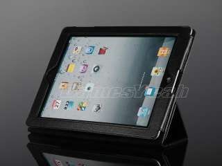   Smart Cover PU Leather Stand Case F The New iPad 3 3rd iPad 2  