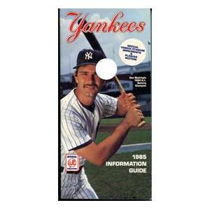  1985 New York Yankees Information Guide
