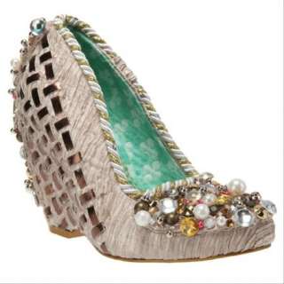 IRREGULAR CHOICE Spice Swirl in Cream Womens Shoes New  