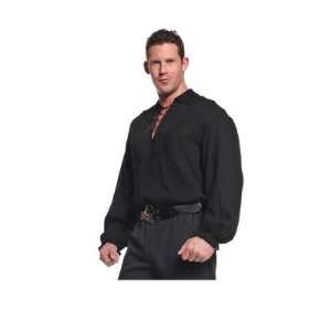  Pirate Shirt Costume in Black: Toys & Games