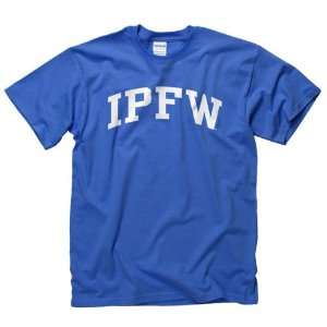  IPFW Mastodons Royal Arch T Shirt: Sports & Outdoors