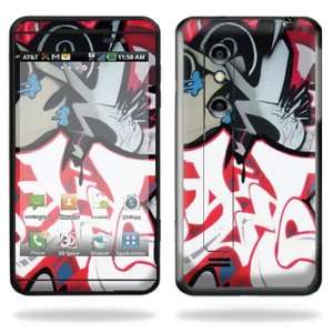 Vinyl Skin Decal Cover for LG Thrill 4g Cell Phone Skins Graffiti Mash 