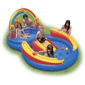  Inflatable Rainbow Ring Play Center Pool Toys & Games