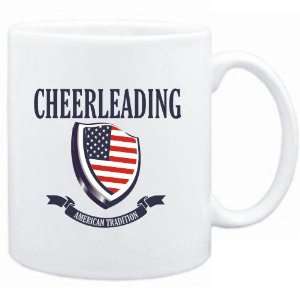  Mug White  Cheerleading   American Tradition  Sports 
