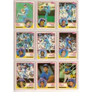  1983 Topps Baseball Seattle Mariners Team Set Sports 