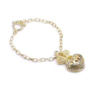    Juicy Inspired Heart and Crown Couture Bracelet: Everything Else