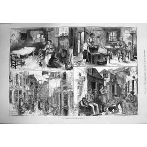   1875 Dwellings Poor People London Bloomsbury Islington: Home & Kitchen