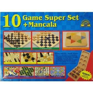   Wood ~ Classic Board Games (Checkers, Mancala, +More) Toys & Games