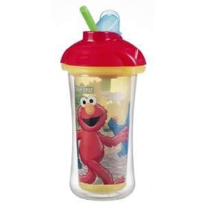   Munchkin Sesame Street Click Lock Insulated Straw Cup, 9 Ounce: Baby