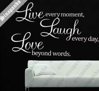 Live Laugh Love Picture Frame on S60 85big Live Laugh Love Wall Sticker Art Decal Decor Quote Saying