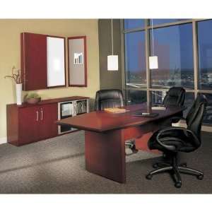   Boat Shaped Conference Table Suite Finish: Mahogany: Office Products