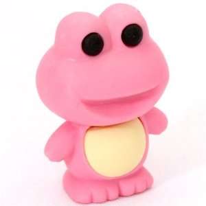  Frog Japanese School Erasers. Pink Color. 2 Pack. Toys 