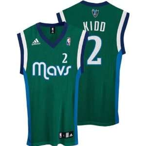  Jason Kidd Youth Jersey: adidas Green Replica #2 Dallas Mavericks 