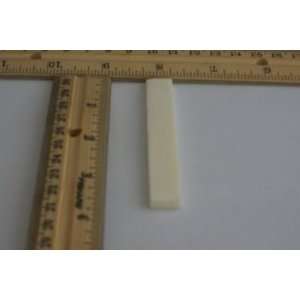   white bone saddle 70x17x4 mm bleached luthiers supply 