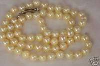 VINTAGE 1950S 10K WHITE GOLD 5MM PEARL NECKLACE 17 IN  
