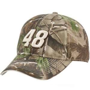  #48 Jimmie Johnson Camo Adjustable Hat: Sports & Outdoors