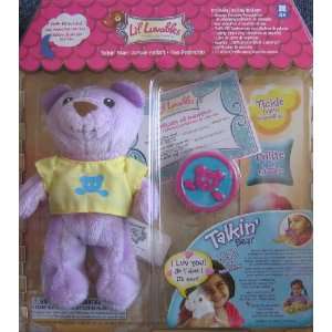  Lil Lovables Talkin Bear Lavender Toys & Games