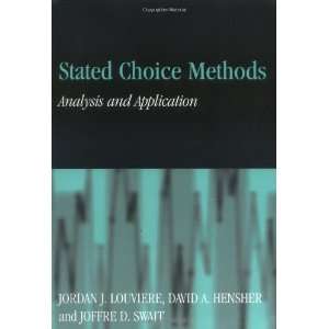    Analysis and Applications [Paperback] Jordan J. Louviere Books