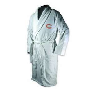    Chicago Bears White Heavy Weight Bath Robe: Sports & Outdoors