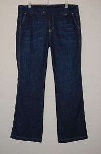 Womens GAP Blue Jeans DISTRESSED 12 NWOT 36x33 NEW  