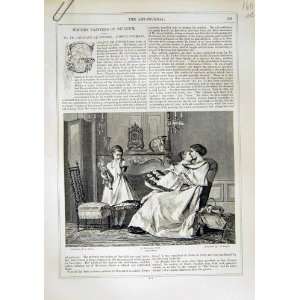  1866 ART JOURNAL GUSTAVE JONGHE CHILDREN TWINS FAMILY 
