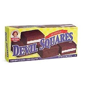  Little Debbie Snacks Devil Squares, 10 Count Box (Pack of 