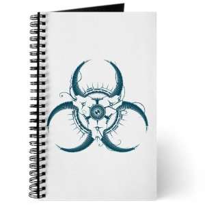  Journal (Diary) with Biohazard Symbol on Cover Everything 