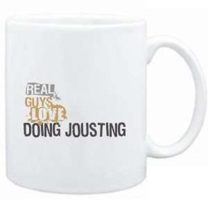   Mug White  Real guys love doing Jousting  Sports: Sports & Outdoors