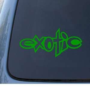EXOTIC   Car, Truck, Notebook, Vinyl Decal Sticker #1259  Vinyl Color 