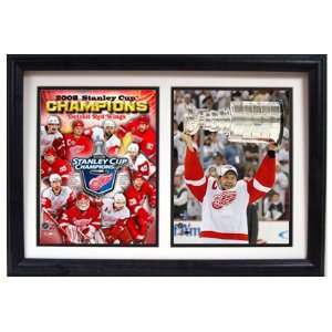 Red Wings Champions Lindstrom Double Frame  Sports 