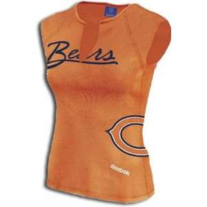  Chicago Bears Juniors Sleeveless Fashion Tee: Sports 