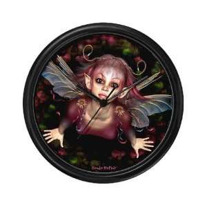  Just Curious Fairy Art Wall Clock by 